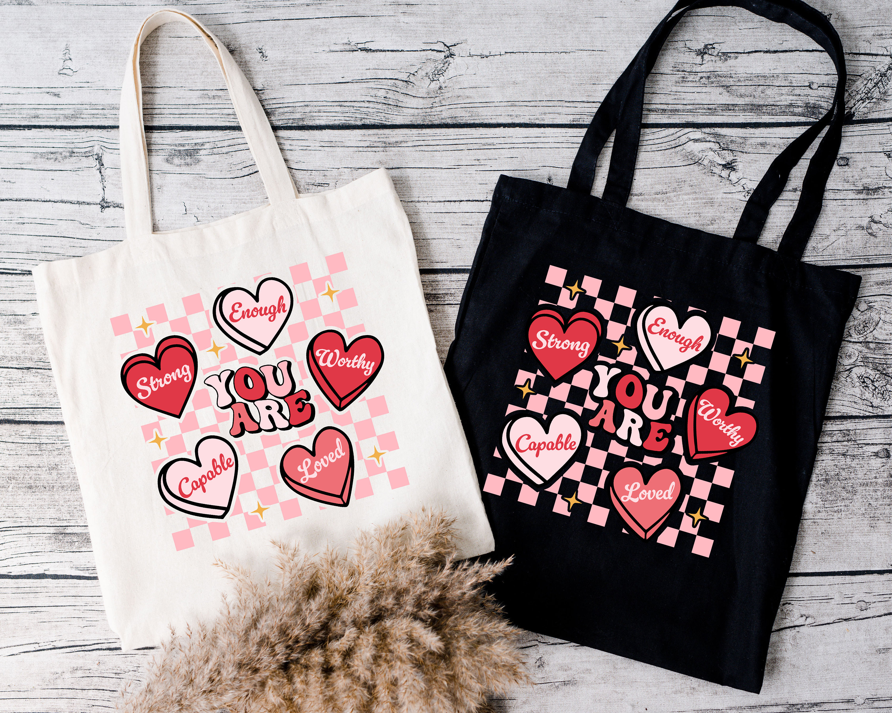 Valentines Tote Bag, Valentines Day Tote Bag For Woman, Valentine Tote Bag, Heart Love Tote Bag, Valentines Day Gift, Gnome Tote