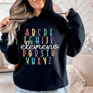 ABC Elemeno Sweatshirt, Teacher Shirt, Kindergarten Teacher Shirt, Elemeno Shirt, ABC Shirt, Preschool Teacher Shirt, Alphabet Shirt