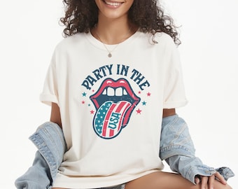 Comfort Colors® Party in the USA, 4th of July USA Shirt, America Shirt, Independence Day, 4th of July Shirt, 4th of july Shirt