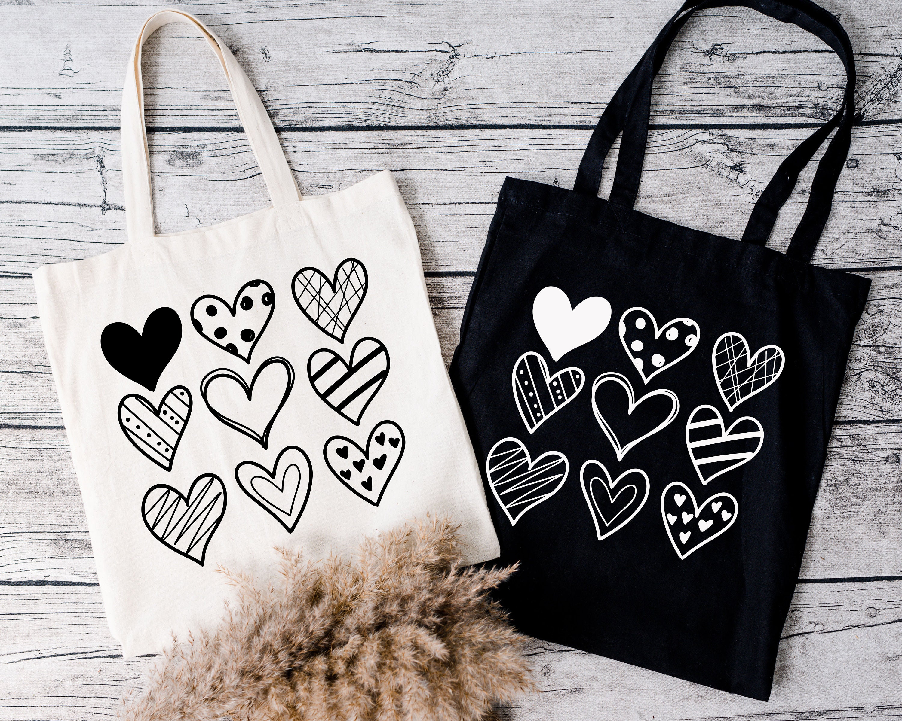 30x Valentines Day Love-Themed Tote Bag Elegant Kraft Paper Handbag Lightweight - Y169