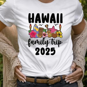 Hawaii Vacay 2025 Shirt, Hawaii Familienurlaub Shirts, Hawaii T-Shirt, Hawaii Liebhaber Shirt, Hawaii Stadt Shirt, Hawaii Familien Reise Shirt