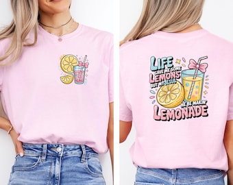 Comfort Colors® Jesus Lemonade Shirt, Life Gave Me Lemons Tee, Christian Apparel, Faith Christianity Tee