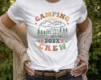 Camping Crew  Shirt, Custom Camp Troop Number T-shirt, Camping Shirt, Camping Shirt, Troop Shirt, Girls Camping Tee, Girls Shirt, Spring Tee