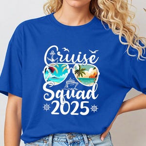 Camisetas de Cruise Squad, camiseta de crucero familiar, viaje familiar 2025, camiseta de crucero familiar, camisetas de crucero de amigos, camiseta familiar a juego, camiseta de Cruise Squad
