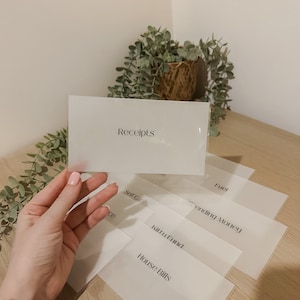 Custom A6 Budget Cash Envelopes