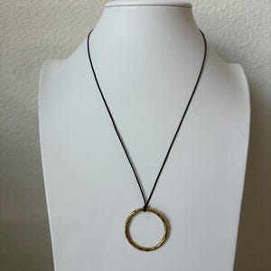 Adjustable Cord Charm Necklace