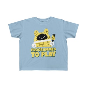 Programmerad att spela småbarns-t-shirt