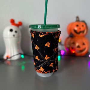 Cup Sleeve - Halloween - Mickey Pumpkins