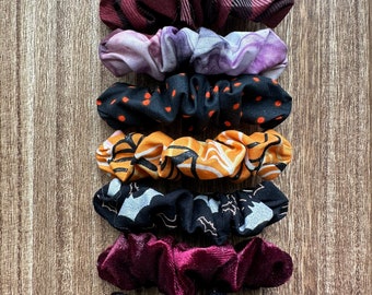 Scrunchie Barrette - 4 pulgadas - Halloween/Otoño