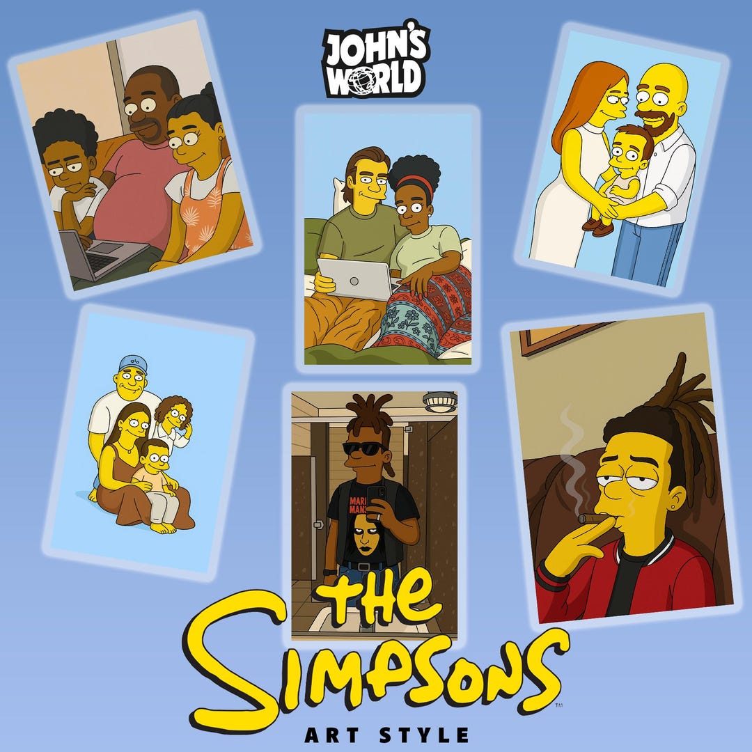 Transform Your Photo Into A Simpsons Style Masterpiece - Etsy