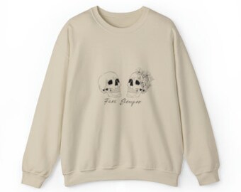 Halloween Sweatshirt Skulls Couple Para Siempre