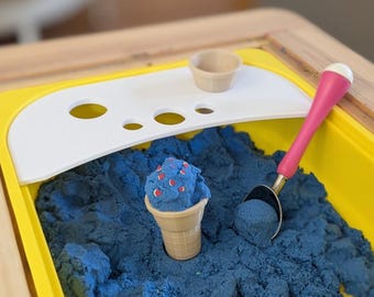 Flisat Ice Cream Counter Insert / Trofast Insert / Sensory Play / Pretend Food