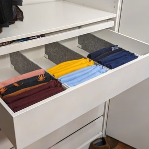 Drawer Dividers for Ikea Pax Komplement