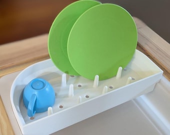 Flisat Sensory Table Drying Rack Insert: Montessori Sensory Play