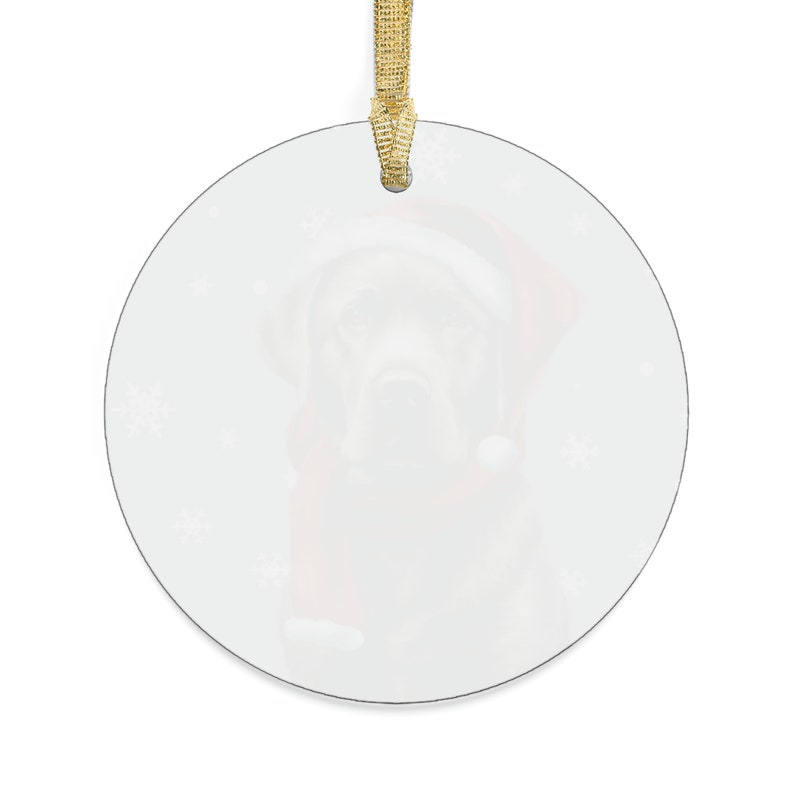 Silver Lab Ornament Acrylic Christmas Decoration Ornaments Dog Mom Tree
