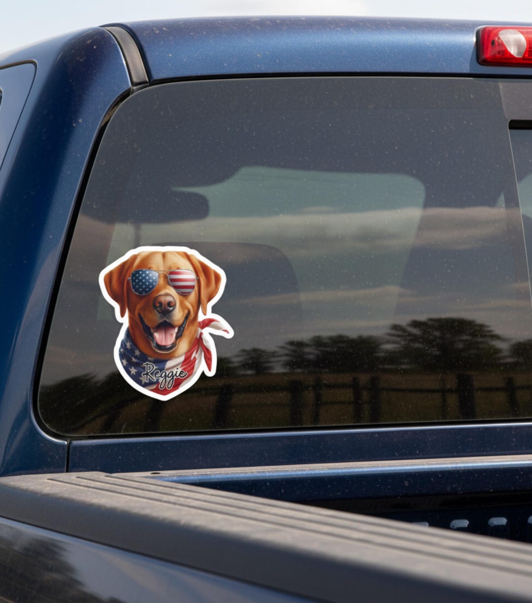 Red Lab Stickers Custom Fox Red Lab Sticker, Cute Dog Die-cut Vinyl, Labrador Car Decal ...