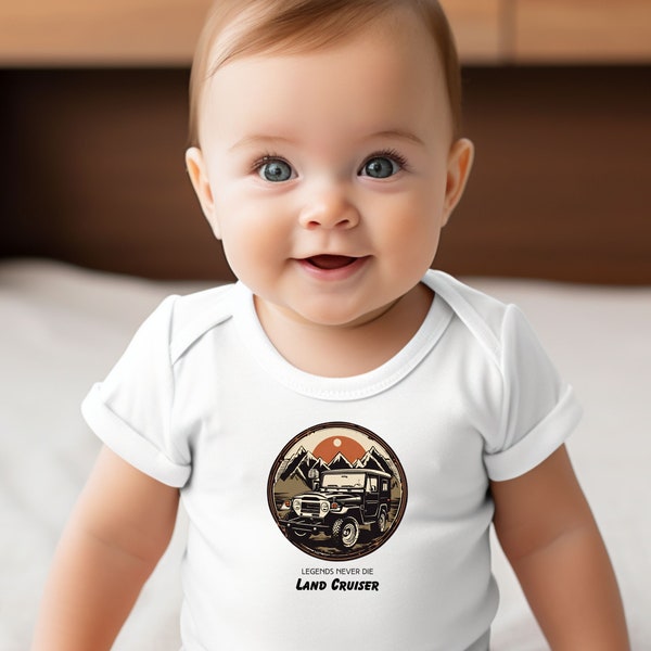 Land Cruiser Legends Never Die- Infant Fine Jersey Bodysuit