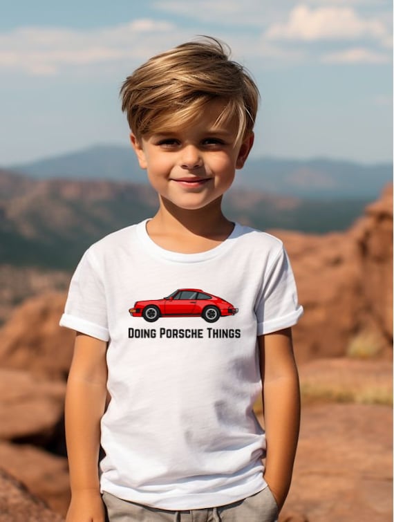 Porsche kids t shirt deals