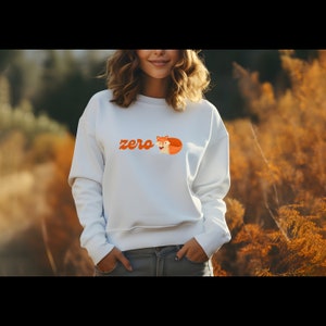 Zero F*cks Zero Fox Fed Up Done Empty- Unisex Heavy Blend™ Crewneck Sweatshirt