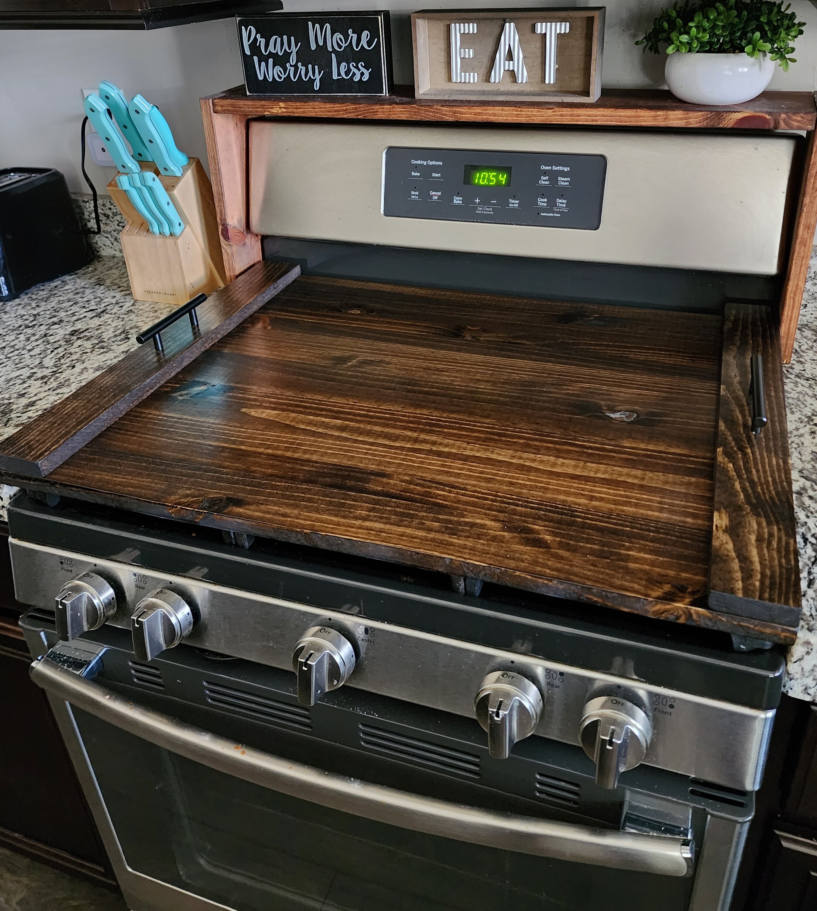 Grey Wash Stovetop cover - Signs for Design
