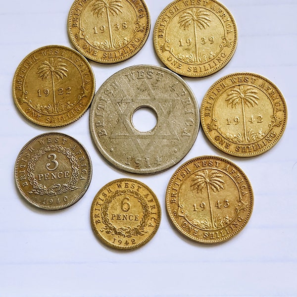 IJETH..World of Old Coins.        NIGERIA..When it was known as British West Africa !