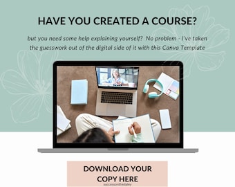 eCourse Workbook Editable Canva Template