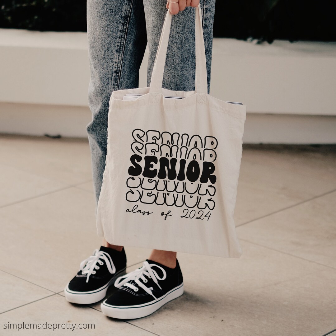 Senior Class of 2024 Tote Bag Senior Gift Bag Graduation Etsy