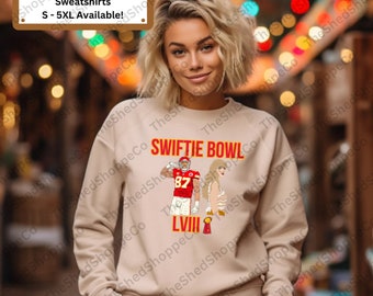 Swift Bowl Super Bowl Sweatshirt, Travis Kelce Sweatshirt, Game Day Sweater, Funny Football Sweatshirt, Football Fan Gift Shirt