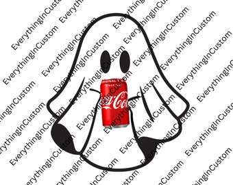 Coke Ghost PNG, Coke Ghost, Cute Ghost Halloween, Halloween Coke Ghost, Coke PNG Ghost, Png Ghost Coke, Png Coke Ghost