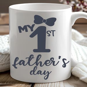 My 1st Father’s Day Mug – Sweet New Dad Gift from Baby or Partner, Perfect Keepsake for His First Father’s Day Celebration