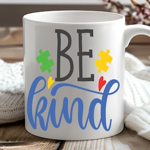 Be Kind Mug – Inspirational Coffee Cup with Positive Message, Motivational Kindness Gift, Good Vibes Mug for Daily Encouragement