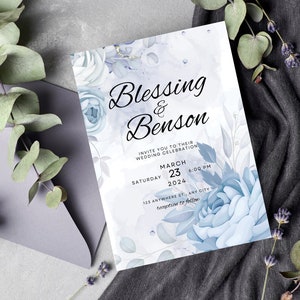 Fleur blanche laiteuse Enregistrer la carte d'invitations de mariage de date | Invitations fantaisistes pures et simples Mariage sophistiqué, invitation artistique