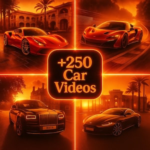 250+ Clips de Video de Coches: Contenido Exclusivo para TikTok e Instagram | Autos en 4K/FullHD Sin Marcas de Agua