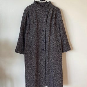 Casaco de lã tweed vintage