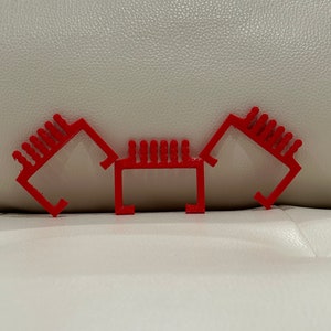Asi air *mini* cable management clamps (pair)