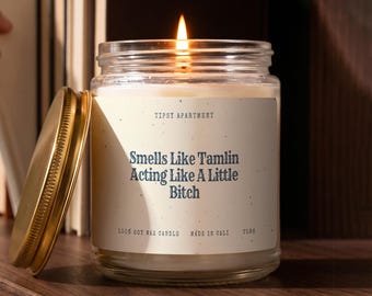 Velaris Candle, Night Court Inner Circle Gift, ACOTAR Fan Present, Tamlin Little Bitch Quote, Sarah J Maas Reader Birthday Card for Her T186