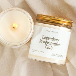Programmer Gift Software Developer Candle Coder Tech Professional Web Developer Computer Science Thank You Gift Box Birthday T5400