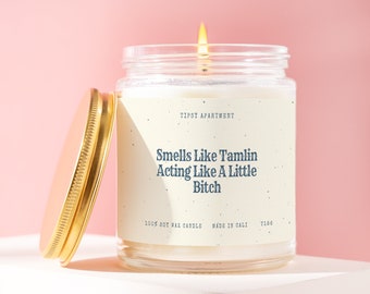 Tamlin Little Bitch Candle ACOTAR Fan Gift ACOMAF A Court of Thorns and Roses Merch Velaris Candle Book Lover Candle T186