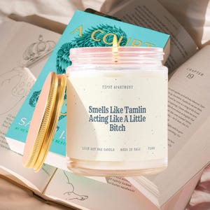 Tamlin Little Bitch Candle ACOTAR Fan Gift ACOMAF A Court of Thorns and Roses Merch Velaris Candle Book Lover Candle T186