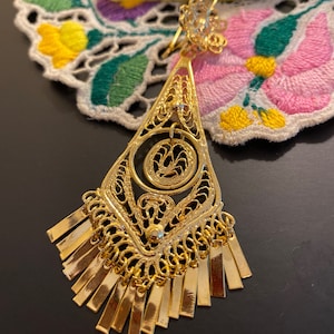 Medium. Aretes de Filigrana Mexicanos. Aretes de Chapa de oro. Mexican earrings. Gold plated earrings. Aretes tradicionales y artesanales.