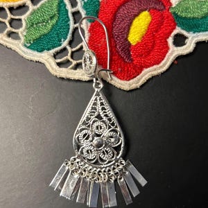Small. Aretes de Filigrana Mexicanos. Aretes de Chapa de plata. Mexican earrings. Silver plated earrings. Aretes tradicionales/ artesanales.