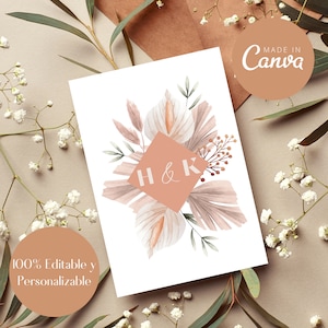 Wedding card, editable wedding invitation, editable wedding template in canda, thank you card