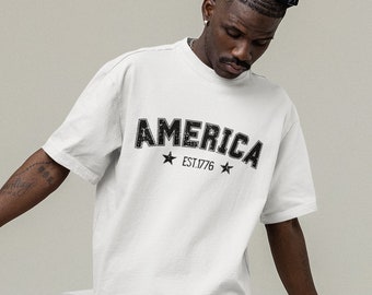 Vintage America Est 1776 T-Shirt – Retro Patriotic Graphic Tee