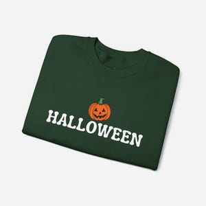 Vintage Pumpkin Crewneck Sweatshirt Retro Halloween Pullover Spooky Season Outfit Unisex Fall Wear October Party Gift Idea for Women and Men image 8