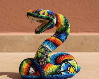 メキシコのウイチョル族の毛糸絵。壁飾りに使えるウイチョル族のアート