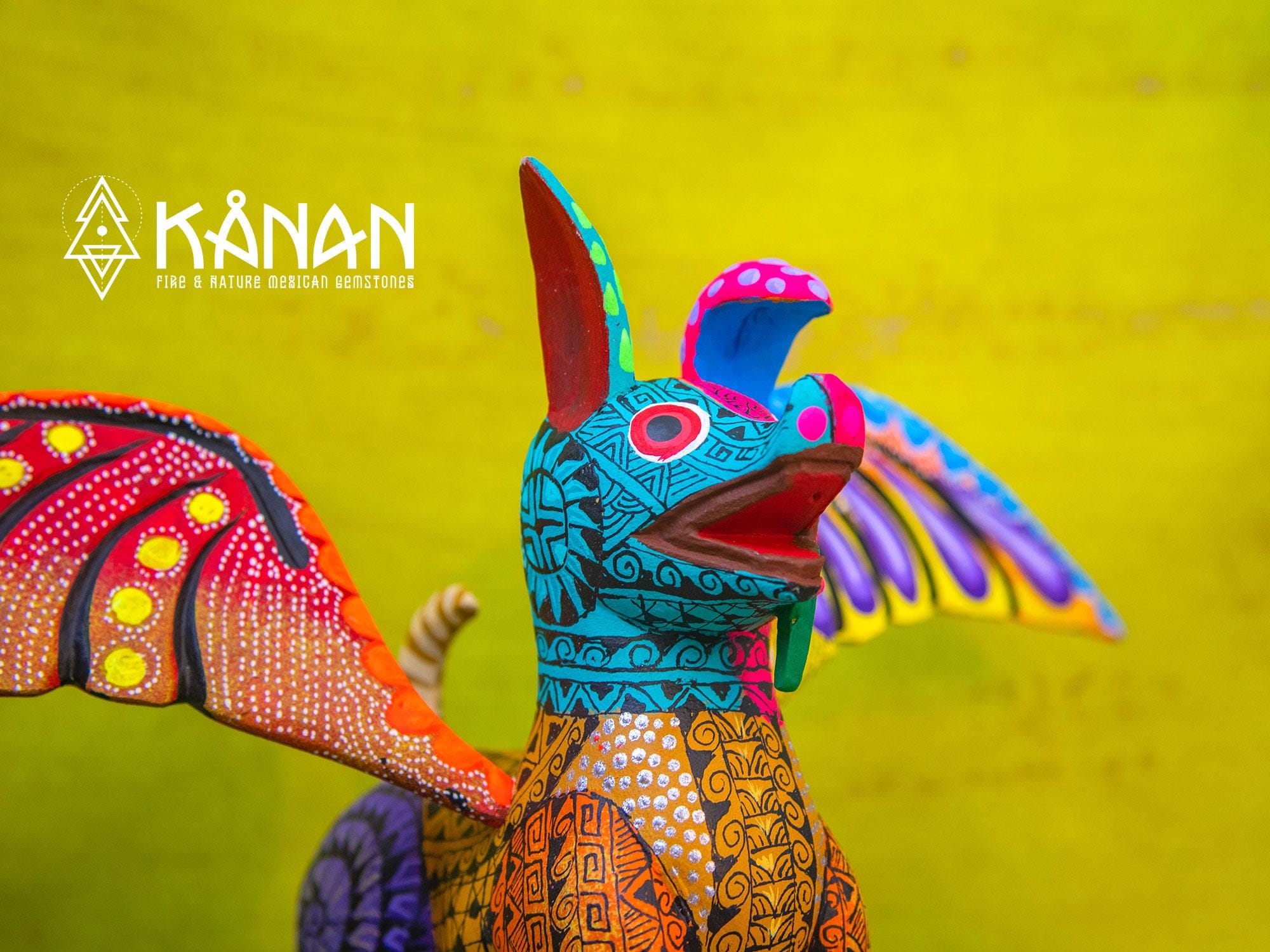 メキシコのアレブリヘ犬ダンテ – オアハカの手彫りショロイツク