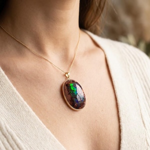 73.7ct Mexican Fire Opal Cabochon, Large Blue Galaxy Matrix Opal, Natural Boulder Opal, Collector Gemstone image 15