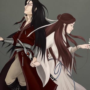 HuaLian Print | Heaven Official&#39;s Blessing Fanart | Multiple sizes available!