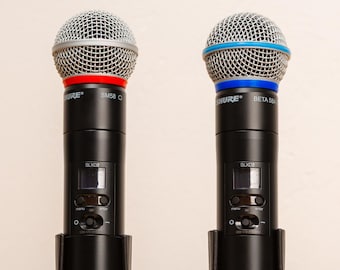 Shure Wireless Mic SM58 / Beta 58 Low-Profile Microphone Identification Band - SLXD, QLXD, ULXD & Axient