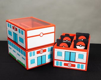 Pokecenter Card Box - 1000 Sleeved Cards